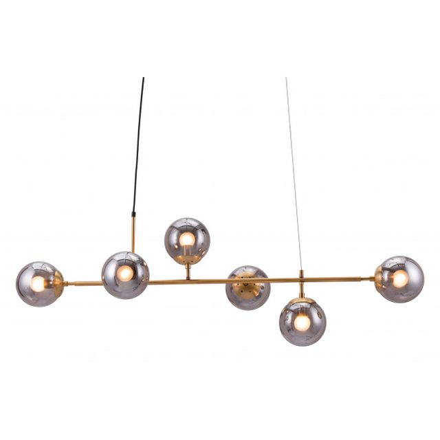Zuo® Modern Gisela Gold Ceiling Lamp-0
