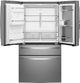 GE Profile™ ENERGY STAR® 36" 27.9 Cu. Ft. Fingerprint Resistant Stainless Steel Smart French Door Refrigerator-1