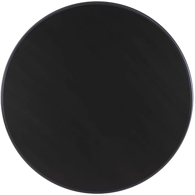 Linon Norah Black Pedestal Dining Table-4
