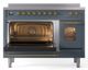Ilve® Nostalgie II Series 48" Blue Grey Pro Style Induction Range-2