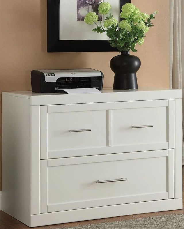 Parker House® Catalina Cottage White 40" Lateral File-0