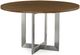Bassett® Furniture BenchMade Astor 60" Summerfield Oak Top Dining Table with Stainless Steel Base-0