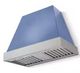 AGA Euclid 36" Carnaby Blue Wall Mounted Range Hood with Brushed Nickel Trim-0
