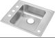 Elkay Lustertone® Classic Lustrous Satin Stainless Steel 22" x 22" x 6" MR2-Hole Single Bowl Drop-in ADA Sink with Quick-Clip-0