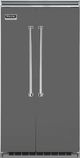 Viking® 5 Series 42 in. 25.3 Cu. Ft. Damascus Grey Built In Side-by-Side Refrigerator-0