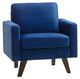 Mazin Furniture Bellerophon Blue Upholstered Accent Chair-0