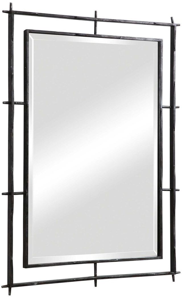 Uttermost® Ironworks Ebony Mirror-4