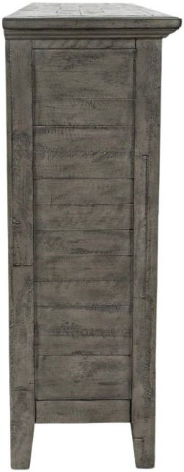 Jofran Inc. Rustic Shores Stone 4-Door Accent Cabinet-3