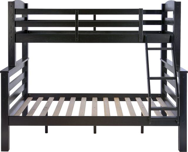 Powell® Porter Black Twin/Full Bunk Bed-1