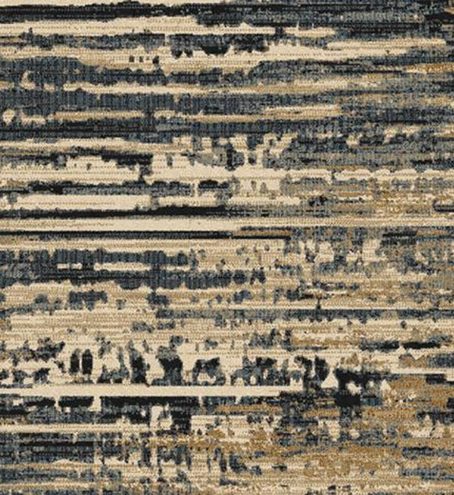 Orian Adagio Tree Tracks Indigo 6'7"X9'8" Rug-1