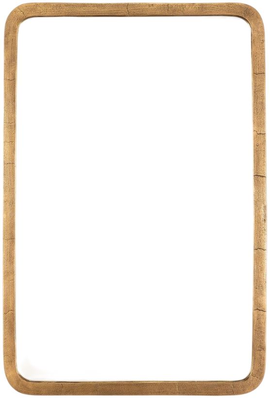 Uttermost® Vestry Antique Brass Mirror-0