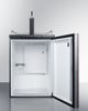 Summit® 5.6 Cu. Ft. Panel Ready Beer Cooler/Kegerator-2