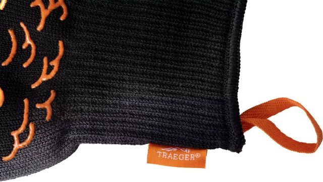 Traeger Black/Orange BBQ Mitts-4