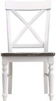 Emerald Home Mountain Retreat Antique White Dining Chair-2