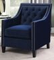 Elements International Tiffany Broadway Navy Accent Chair-0
