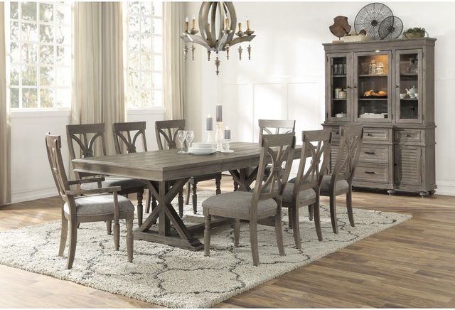 Mazin Furniture Cardano Driftwood Light Brown Side Chair-2