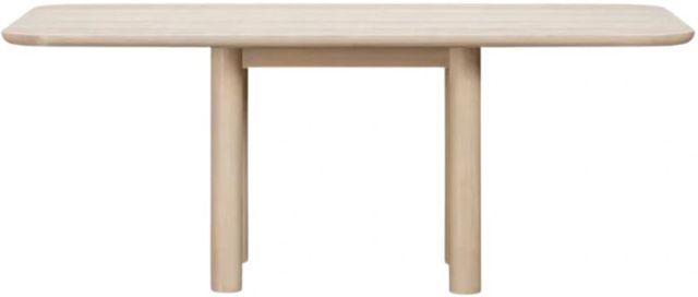 Modus Furniture Liv White Sand Rectangular Dining Table-2