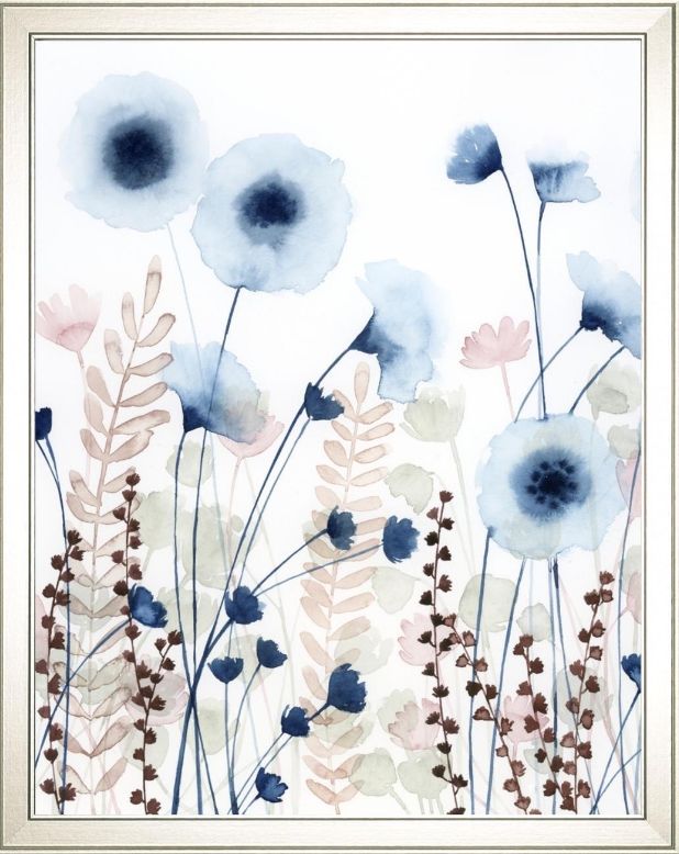 Classy Living Grace Popp Sweet Flower Field II Wall Art-1