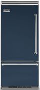 Viking® 5 Series 36 in. 20.4 Cu. Ft. Slate Blue Built In Bottom Freezer Refrigerator-0