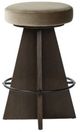 Four Hands Damon Sapphire Khaki Swivel Counter Stool-2