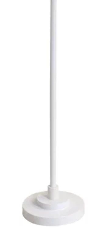 StyleCraft Halifax White Metal Task Floor Lamp-2