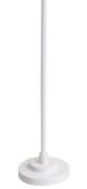 StyleCraft Halifax White Metal Task Floor Lamp-2