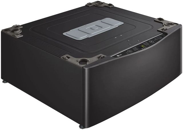 LG SideKick™ 29" W x 15" H Black Steel Pedestal Top Load Washer-2