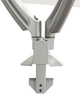 Chief® Kontour™ Silver K1D 2 Monitors Dynamic Desk Clamp Mount-1