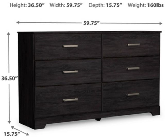 Signature Design by Ashley® Belachime Charcoal Dresser-4