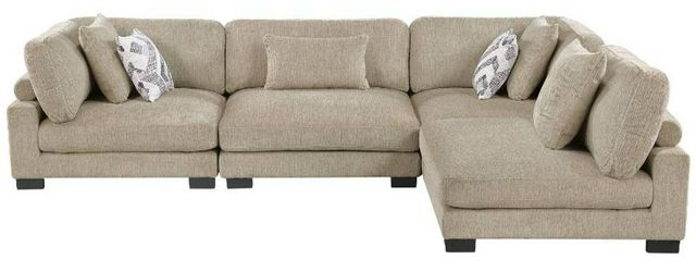 Homelegance® Tinley 4-Piece Brown L-Shape Sectional-2