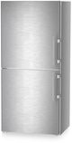 Liebherr 30'' 12.8 Cu. Ft. SmartSteel Semi Built In or Freestanding Bottom Freezer Refrigerator with EasyFresh-1