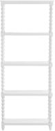 Crestview Alden White 5-Shelf Etagere-2