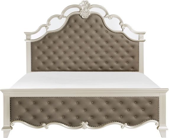 Homelegance® Ever 4-Piece Champagne Queen Panel Bed Set-1
