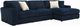 ACME Furniture Breton 2-Piece Blue Right-Arm Facing Sectional and Chaise-0