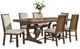 Furniture of America® Monclova Rustic Oak Dining Table-0
