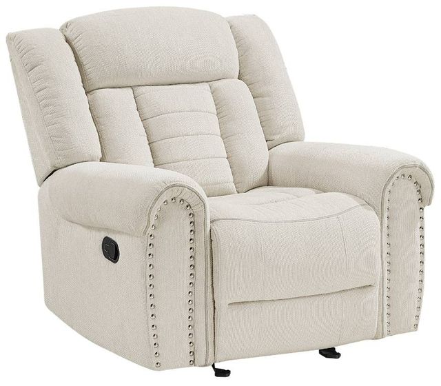 Homelegance® Nutmeg Beige Manual Glider Recliner-0
