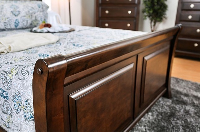 Furniture of America Litchville Queen Sleigh Bed - Thumbnail 4