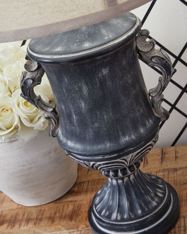 Signature Design by Ashley® Morvanford Antique Black Poly Table Lamp-1