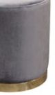 Diamond Sofa® Sorbet Grey Round Ottoman-1