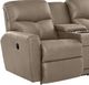 La-Z-Boy® Dorian Fossil Manual Reclining Loveseat with Console-1