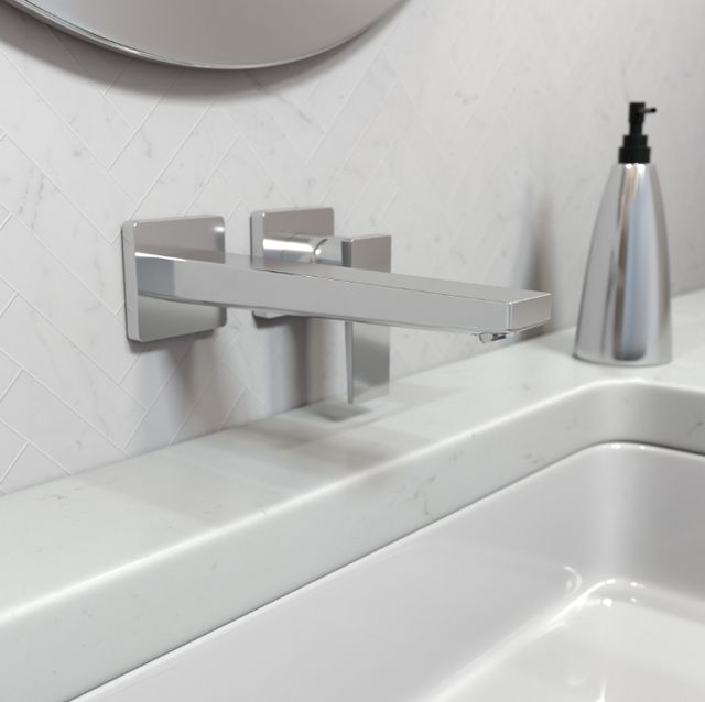 Hansgrohe Metropol Chrome Wall-Mounted Single-Handle Faucet Trim with Lever Handle-1