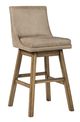 Signature Design by Ashley® Tallenger 2-Piece Beige Bar Stool Set-1