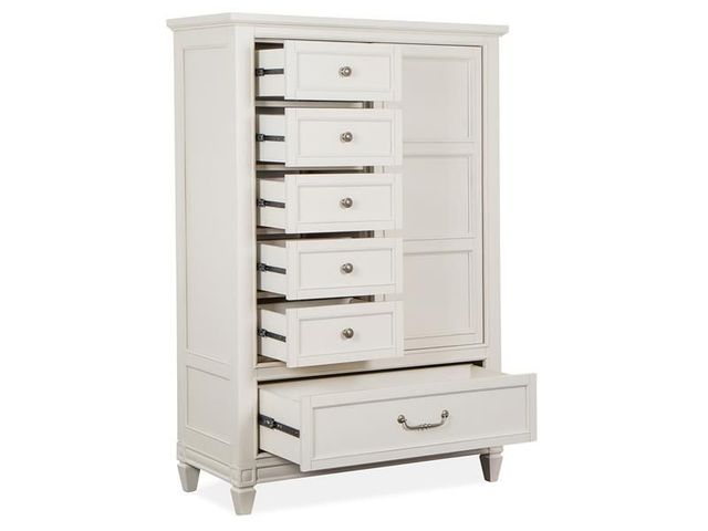 Magnussen Home® Willowbrook Egg Shell White Door Chest-2