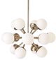 Uttermost® Droplet Gold/White Sputnik Chandelier-0