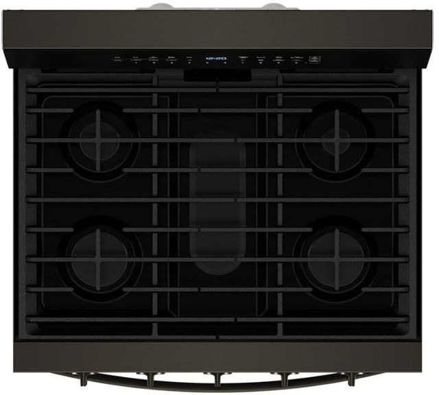 Whirlpool® 30" Black Stainless Steel Freestanding Gas Range-3
