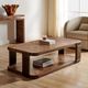Uttermost® Vance Dark Bronze Mappa Burl Coffee Table-2
