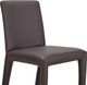 Moe's Home Collection Monte 2-Piece Dark Brown Dining Side Chair Set-3