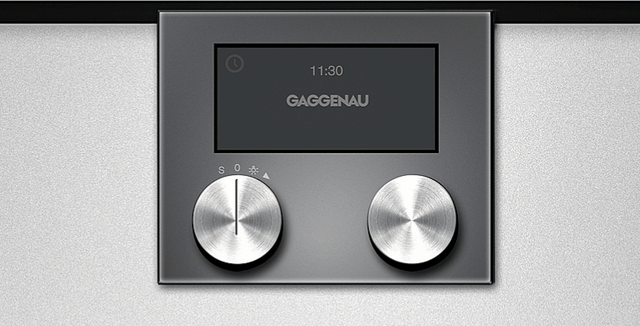 Gaggenau 200 Series 24" Stainless Steel Built In Electric Single Steam Oven-1