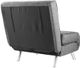 A & B Home Charcoal Gray Sofa Bed-4