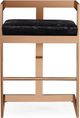 TOV Furniture Marquee Black Velvet Counter Stool-1